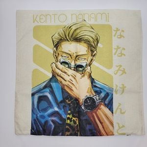 Canvas Pillow Cover 18"x 18" Mengyang 861 Kento Nanami Beautiful Zipper Closure